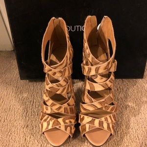 Boutique9 animal print heels